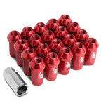 20Pcs J2 7075 Forged Aluminum M12x1.5 Knurled Top Lug Nut Kit for