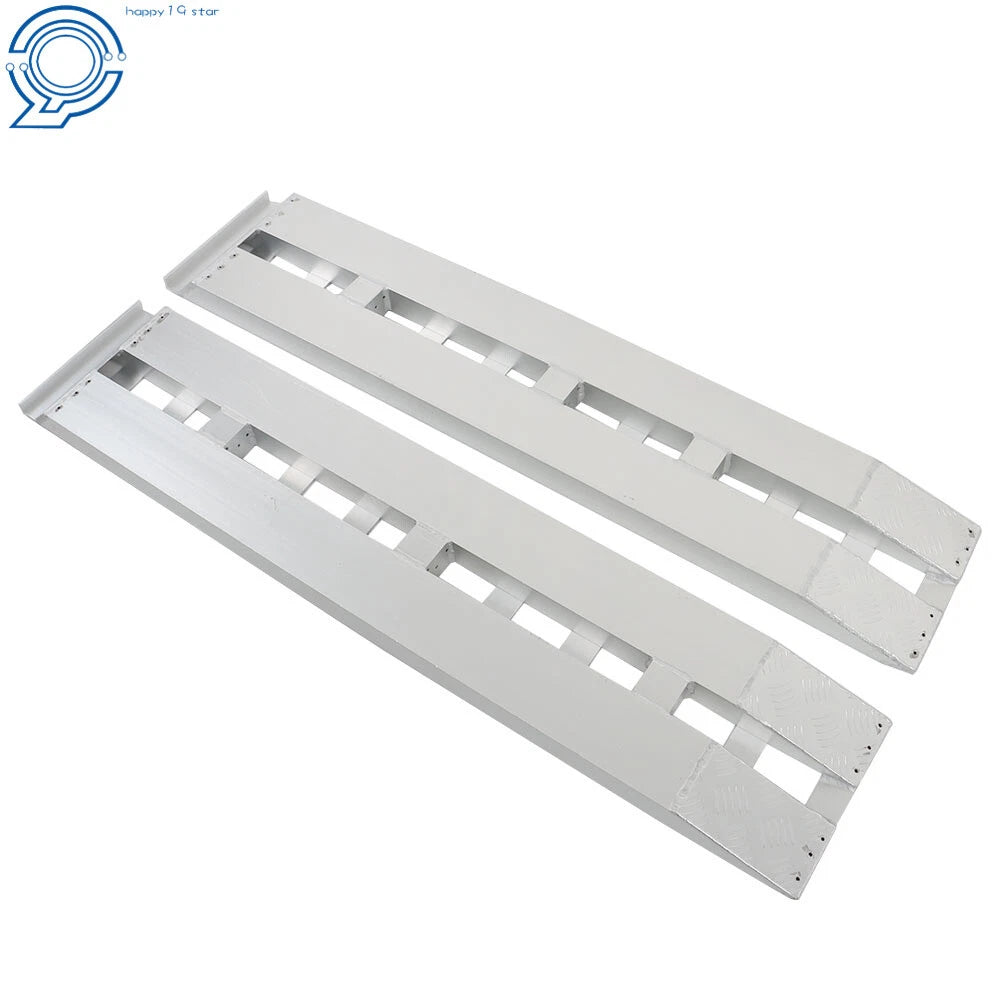 Set of 2 Aluminum Trailer Ramps for Car Truck (6500 lbs Capacity)