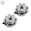 Set of 2 Front Wheel Bearing Hubs for Chevy Silverado GMC Sierra 2500 HD