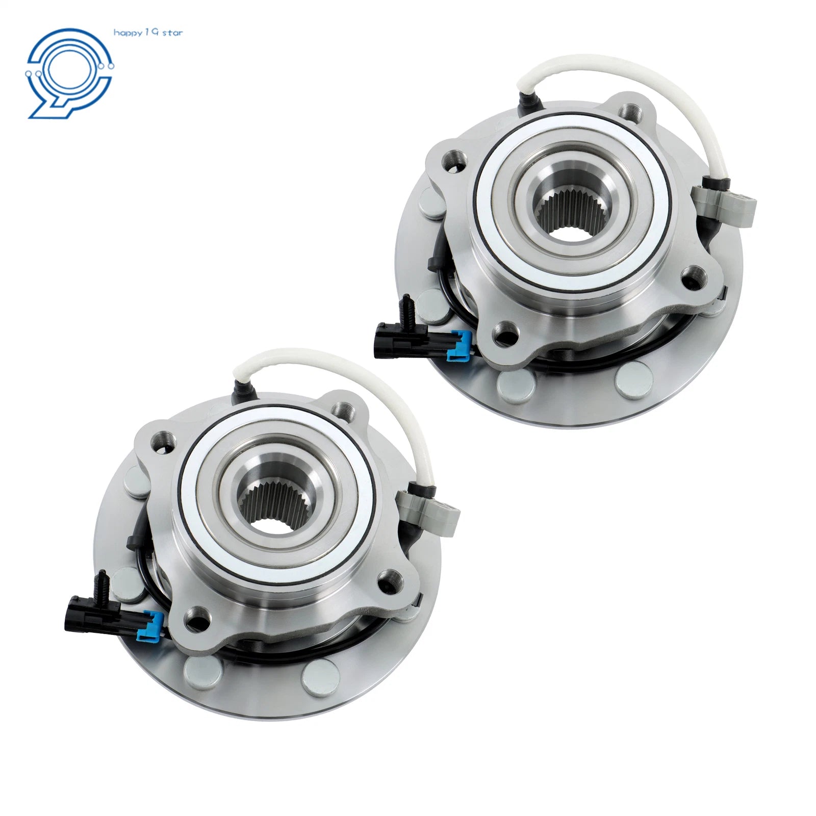 Set of 2 Front Wheel Bearing Hubs for Chevy Silverado GMC Sierra 2500 HD