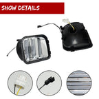 Dynamic Amber & White Parking Turn Signal Lights for Hummer H3 (2006–2009)