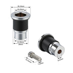 Quick Release Mount Hardware Spools for Indian Chief Dark Horse (2014–2018)