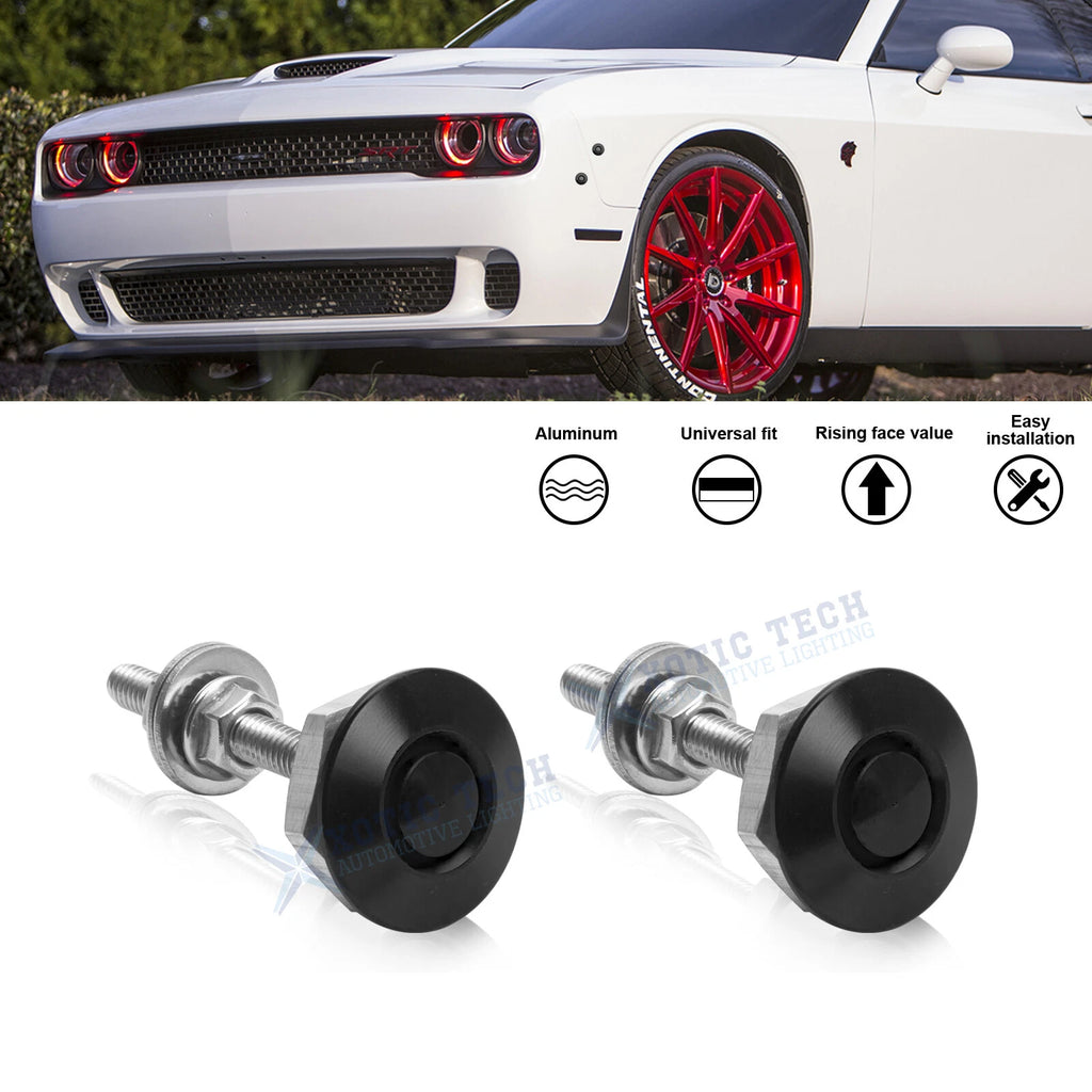 Quick Release Fasteners for Dodge Hoods Trunk Hatch Lids (2014–2024)