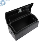 30in Black Aluminum Tool Box for Pickup Trailer Garage (Lockable)