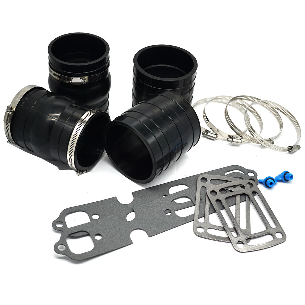 Exhaust Manifold Bellow Hose Kit for OMC 4.3L GM 262 CID V6 (1986–Present)