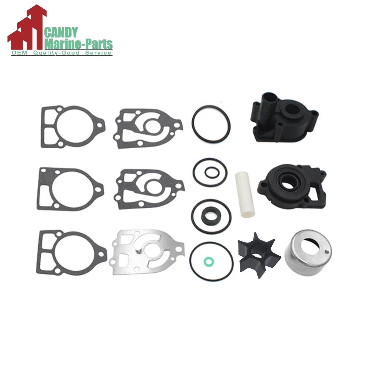 Water Pump Kit with Housing for Mercury/Mercruiser Alpha One (1983–1990) 46-96148A8 96148Q8