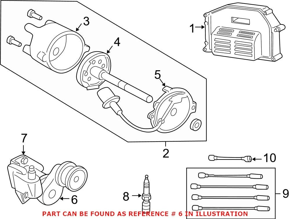 Genuine OEM Ignition Coil for Dodge B2500 Durango Ram 1500 (1998–2003) 56028172AC
