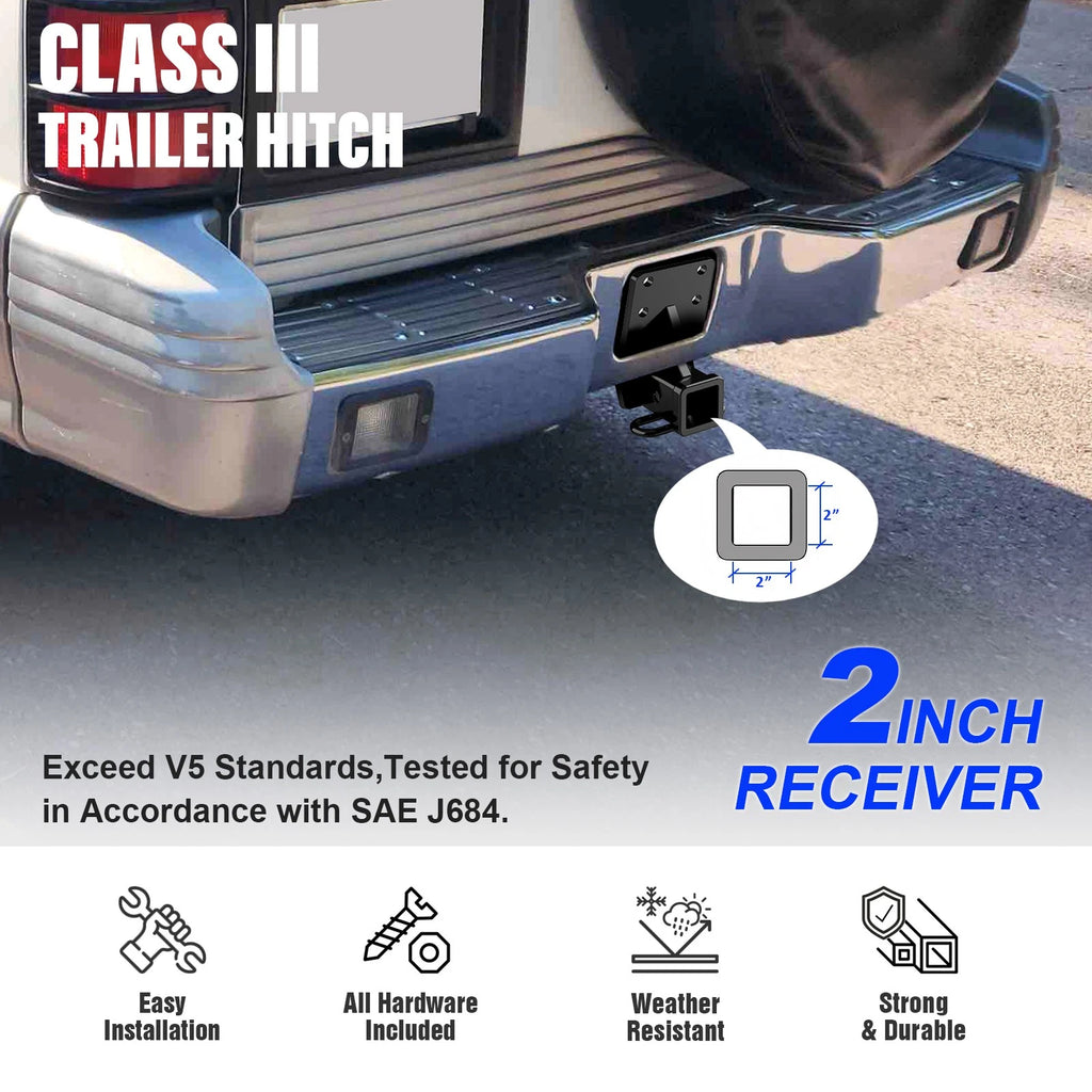 Towing Hitch Receiver Class 3 for Mitsubishi Montero (1992-2000)