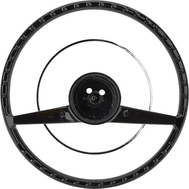 15 Inch Steering Wheel Replacement with Horn Button for 1957 Chevy Bel Air