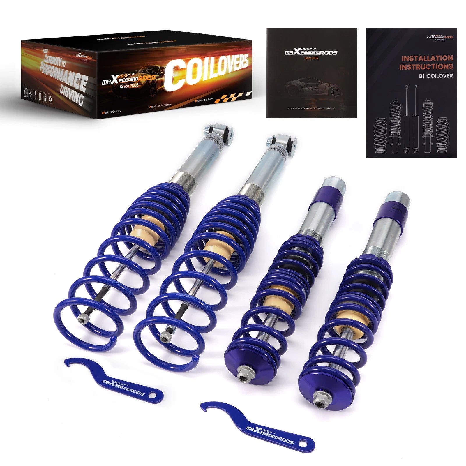 Adjustable Coilovers Lowering Kit for BMW 5-Series E39 (1997–2003)