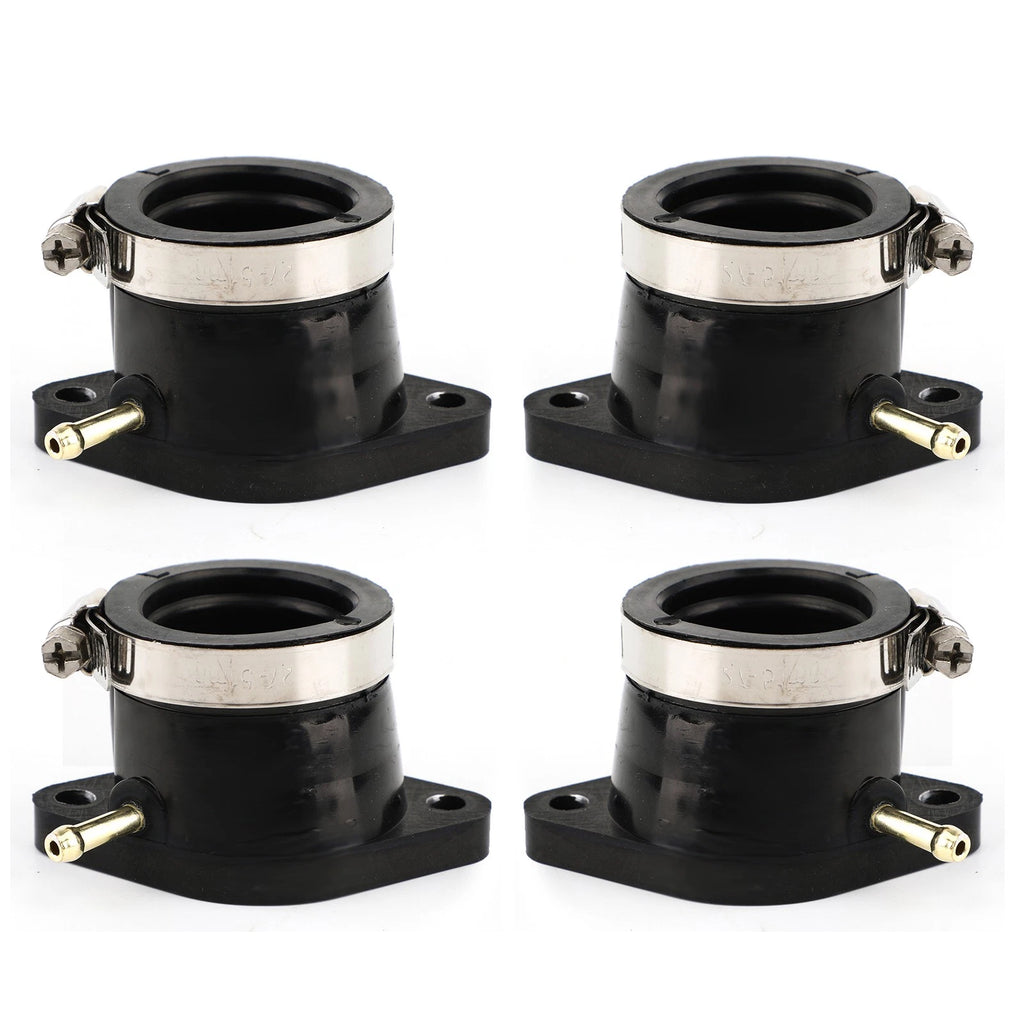 Set of 4 Intake Manifold Carb Clamps for Yamaha XJ650 (1982–1983) & XJ750 (1981–1983)