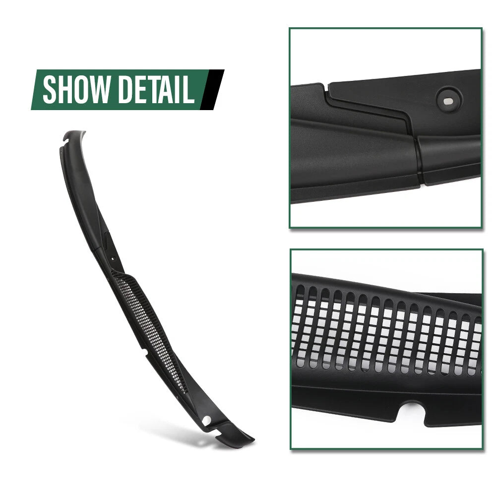 Set of 2 Windshield Wiper Cowl Vent Covers for Chevrolet GMC Van