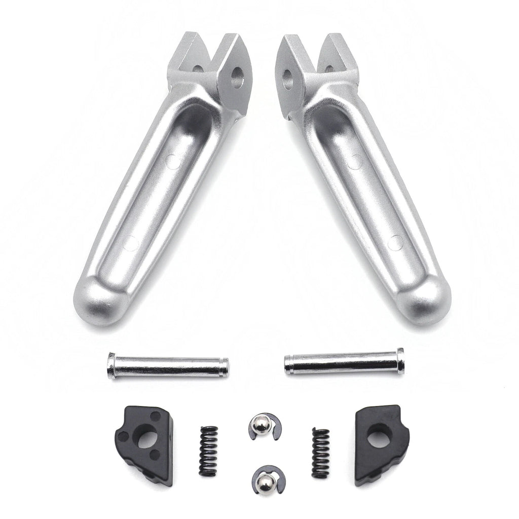 Silver Rear Passenger Footpeg Footrest for Ducati 848 (2008), 1098/S (2007-2008), 1098 (2010-2011)