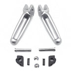 Silver Rear Passenger Footpeg Footrest for Ducati 848 (2008), 1098/S (2007-2008), 1098 (2010-2011)
