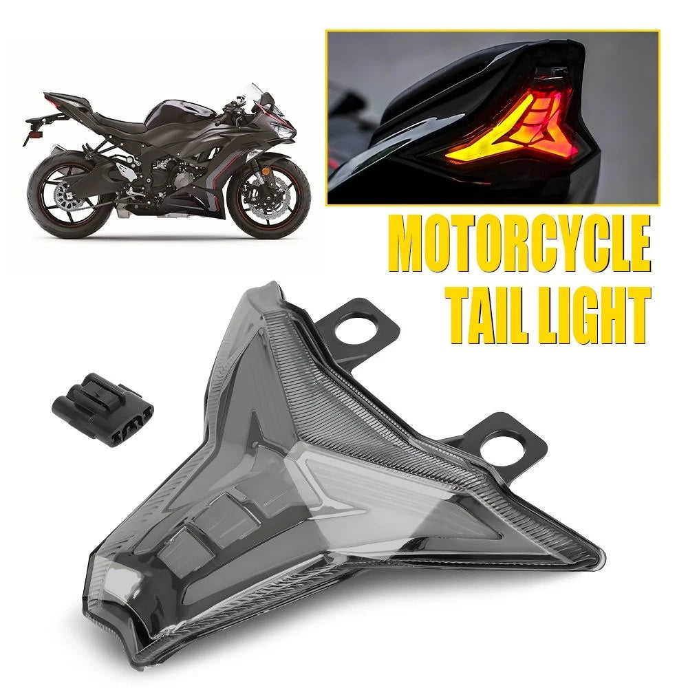 Integrated LED Brake Turn Signal Tail Light for Kawasaki Ninja ZX-10R (2016–2023)