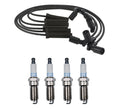 Denso 8mm Wire Set & 4 Platinum TT Spark Plugs for Ford Mazda Mercury