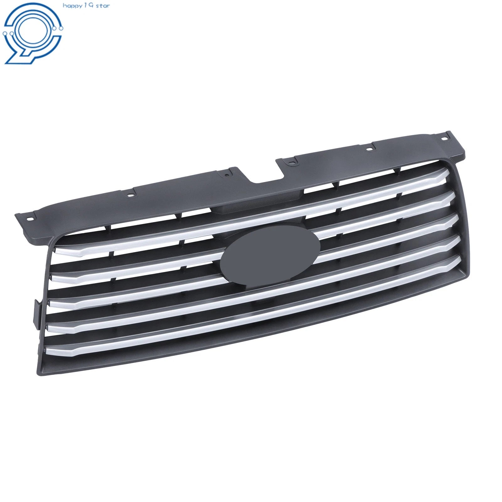 Front Grille Assembly for Subaru Forester (2006-2008) Silver Trim