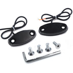 Black Mirror Block Off Base Plate LED for Honda CBR 900RR 929 (2000–2003)