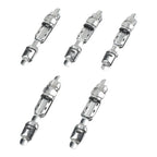 5PCS Stainless Steel Fishing Reel Seat Plate for Fishing Rod Repair