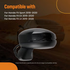 Set of 2 Mirrors for Honda EX LX Sport (2015–2020) 76208T5RA71 HO1321332