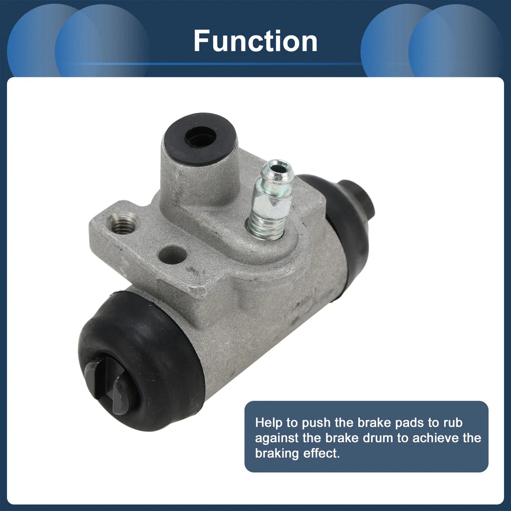 2X Brake Wheel Cylinder No.W37846 for Honda Civic (1990–2000) Aluminum Alloy