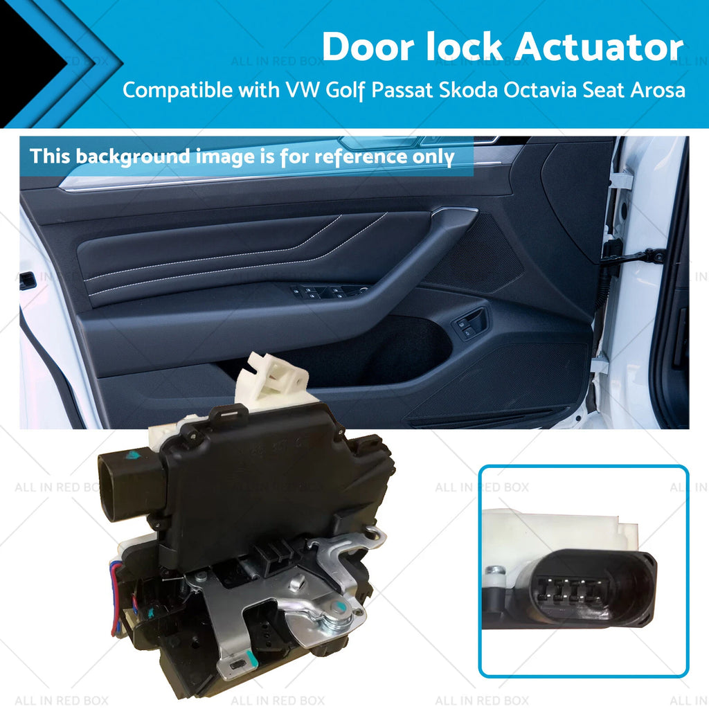 Door Lock Mechanism for VW Golf 4, New Beetle (1998–2005) 3B1837015A