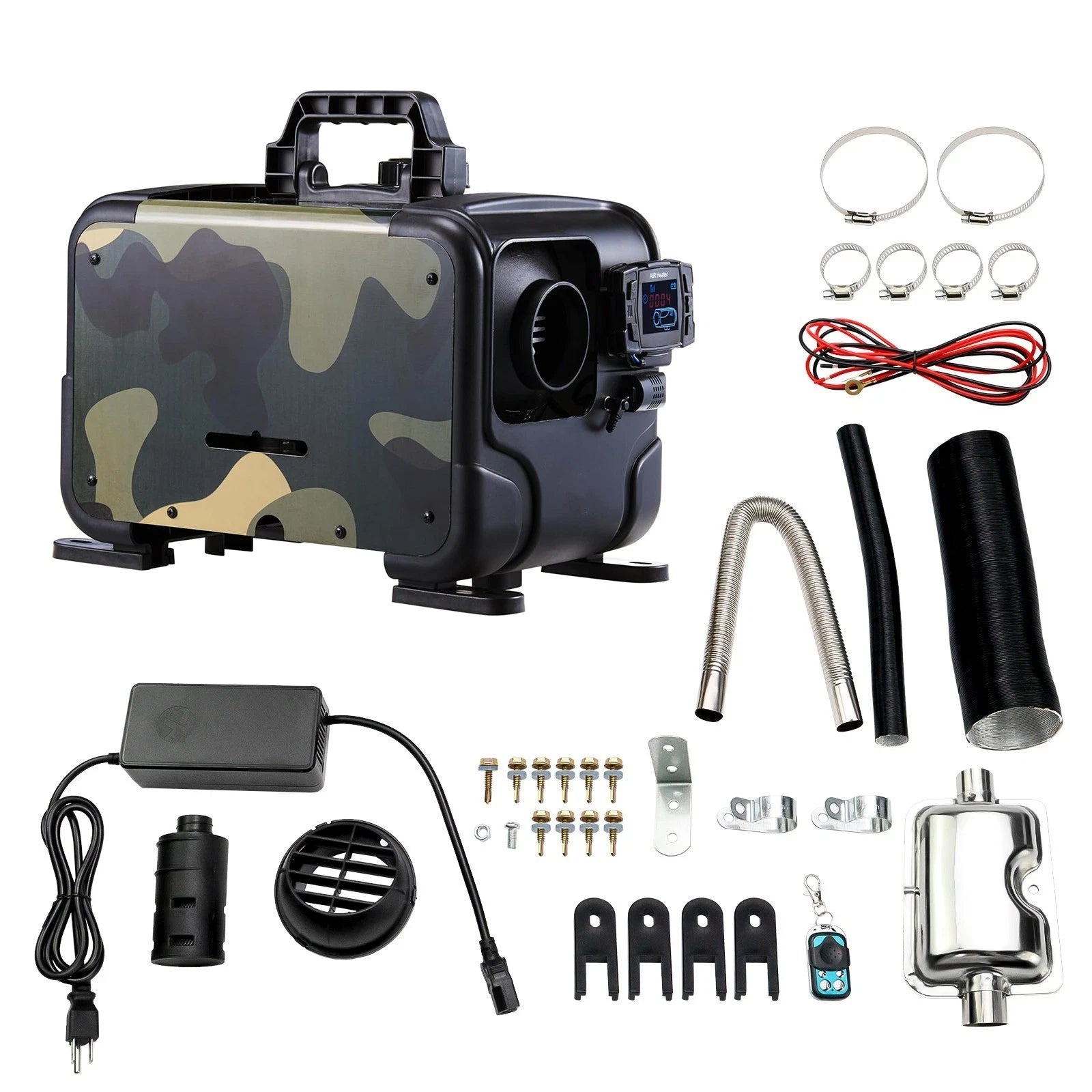 8KW Diesel Air Heater for Car (12V/24V/110V) with Bluetooth App Control