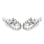 MX Style Foot Pegs for Harley Sportster XL1200 883 Chrome (2004-2023)