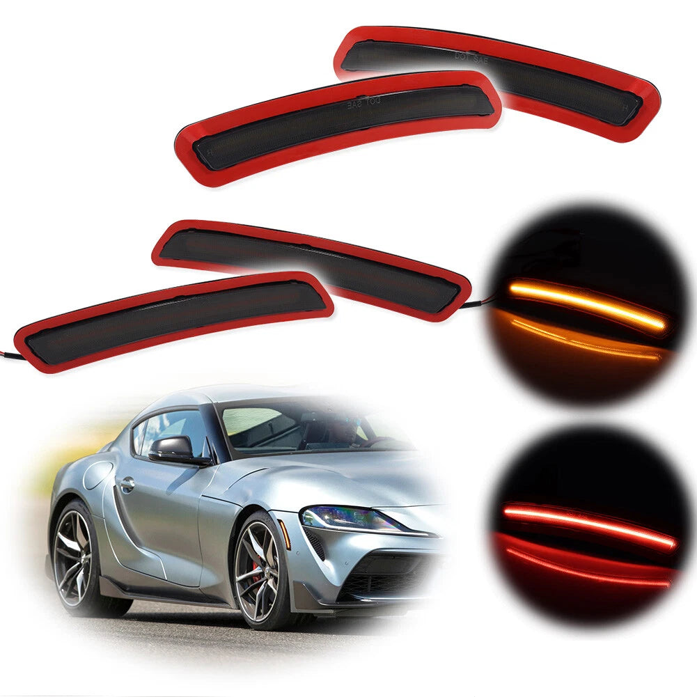 Set of 4 LED Side Marker Lamps for Toyota GR Supra (2020–2025)