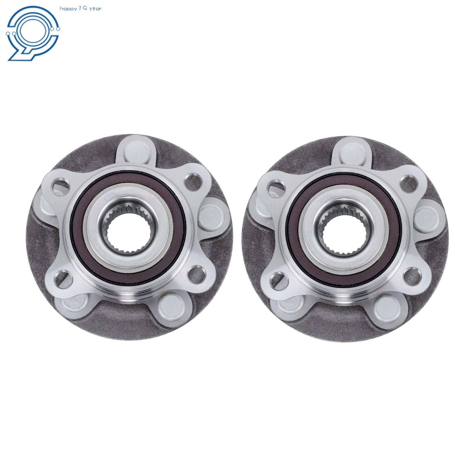 2 Front Rear Wheel Hub Bearings for Ford Fusion (2013–2020) Lincoln MKZ (2013–2016)