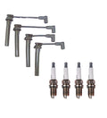 Denso 7mm Wire Set & 4 U-Groove Spark Plugs Kit for Dodge Plymouth 2.0 L4
