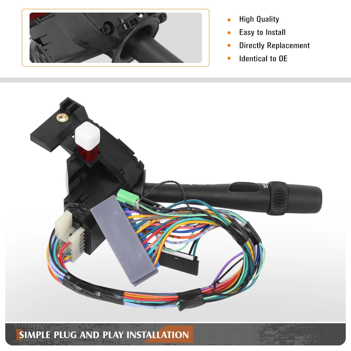 Combination Switch for Chevrolet Avalanche, Silverado, Suburban, Sierra, Yukon (1999–2002)