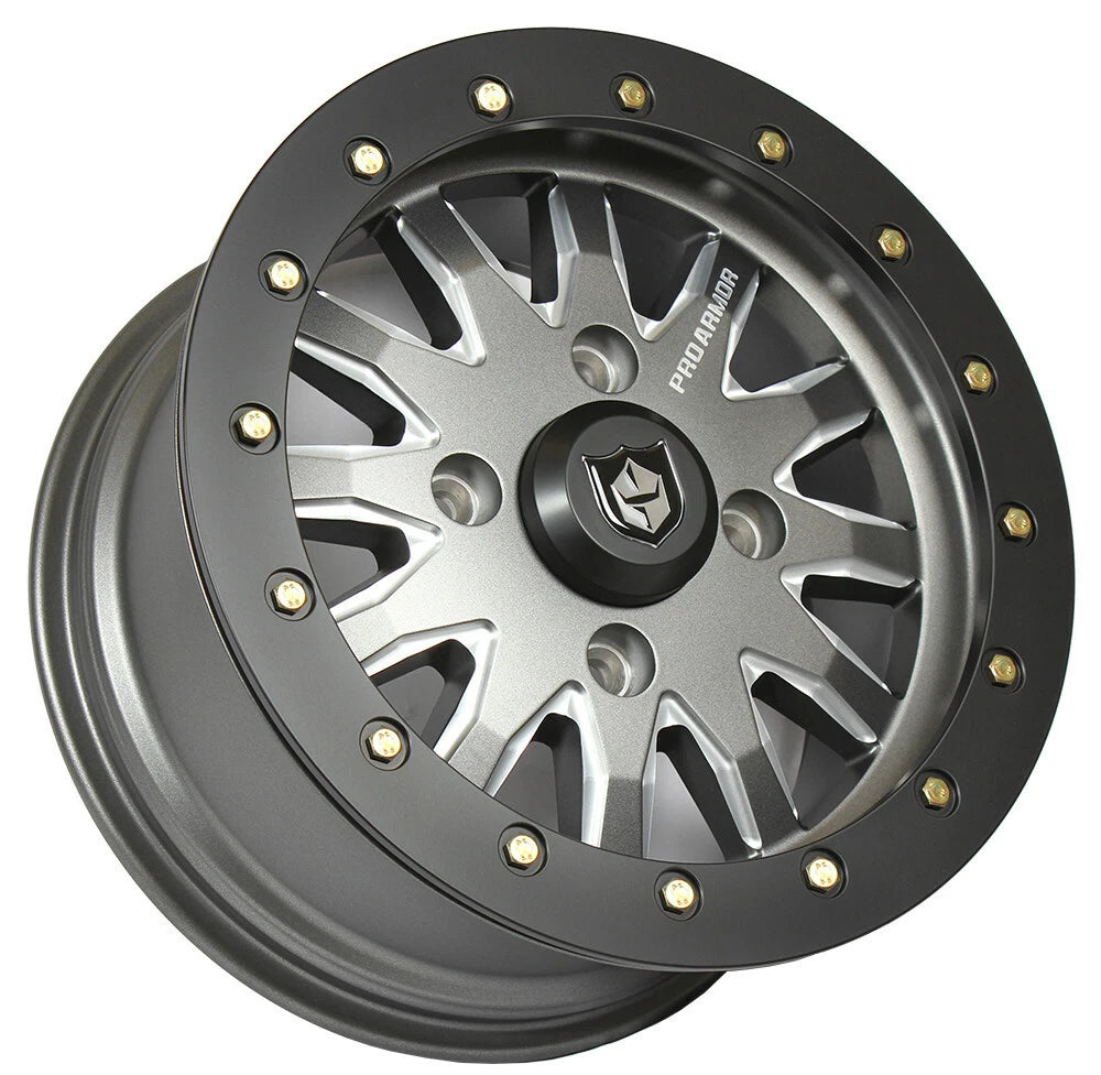 Pro Armor Halo Milled Beadlock UTV Wheel Rim 15x7 38mm 4/136 4/137 for UTV