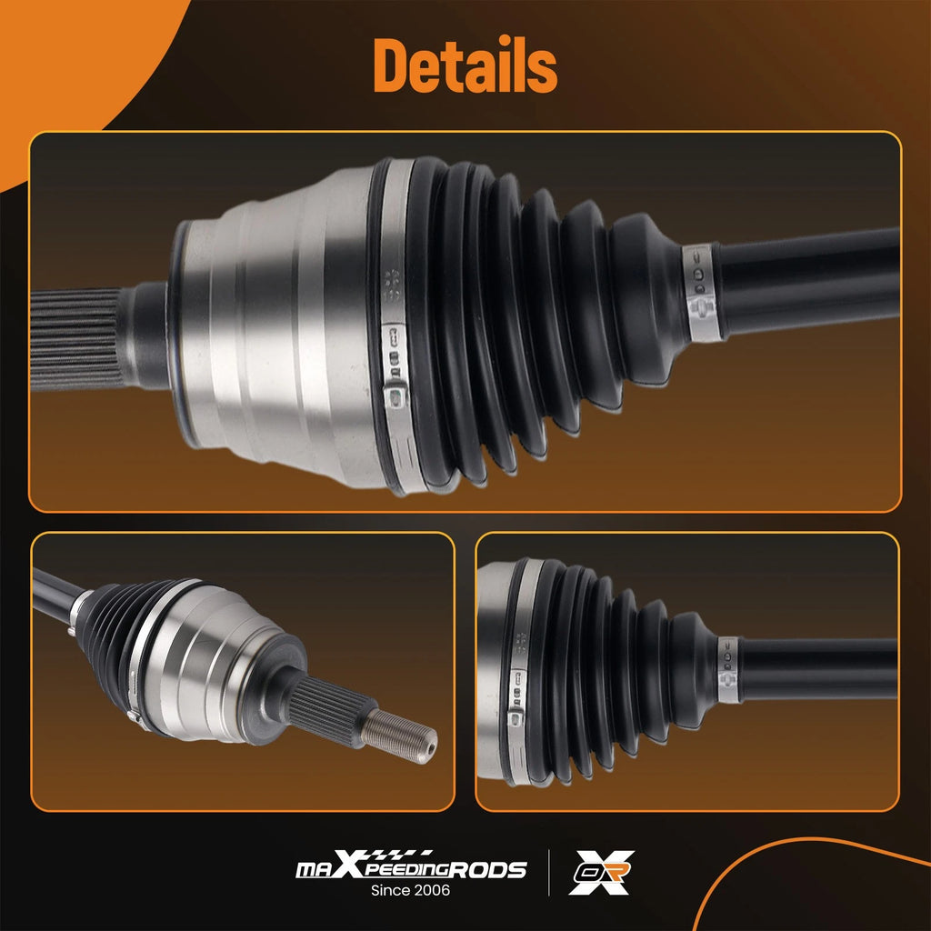 Front CV Axle Shaft for GMC Chevy Silverado Sierra 1500 2500 3500 (4WD)