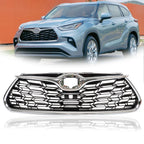 Chrome Front Bumper Grille Mesh for Toyota Highlander (2020–2022)