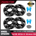1" Hubcentric Wheel Spacers for Ford Focus Jaguar F-Type Lincoln (2013–2023)