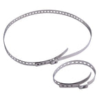 10 x Silver Stainless Steel Axle Boot Clamps for Various Models