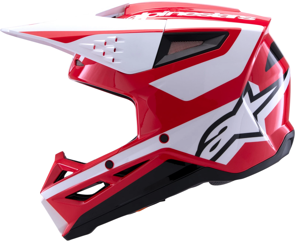 Alpinestars SM3 Heat Off-Road Helmet for Off-Road (2024) - Small Red/White/Black