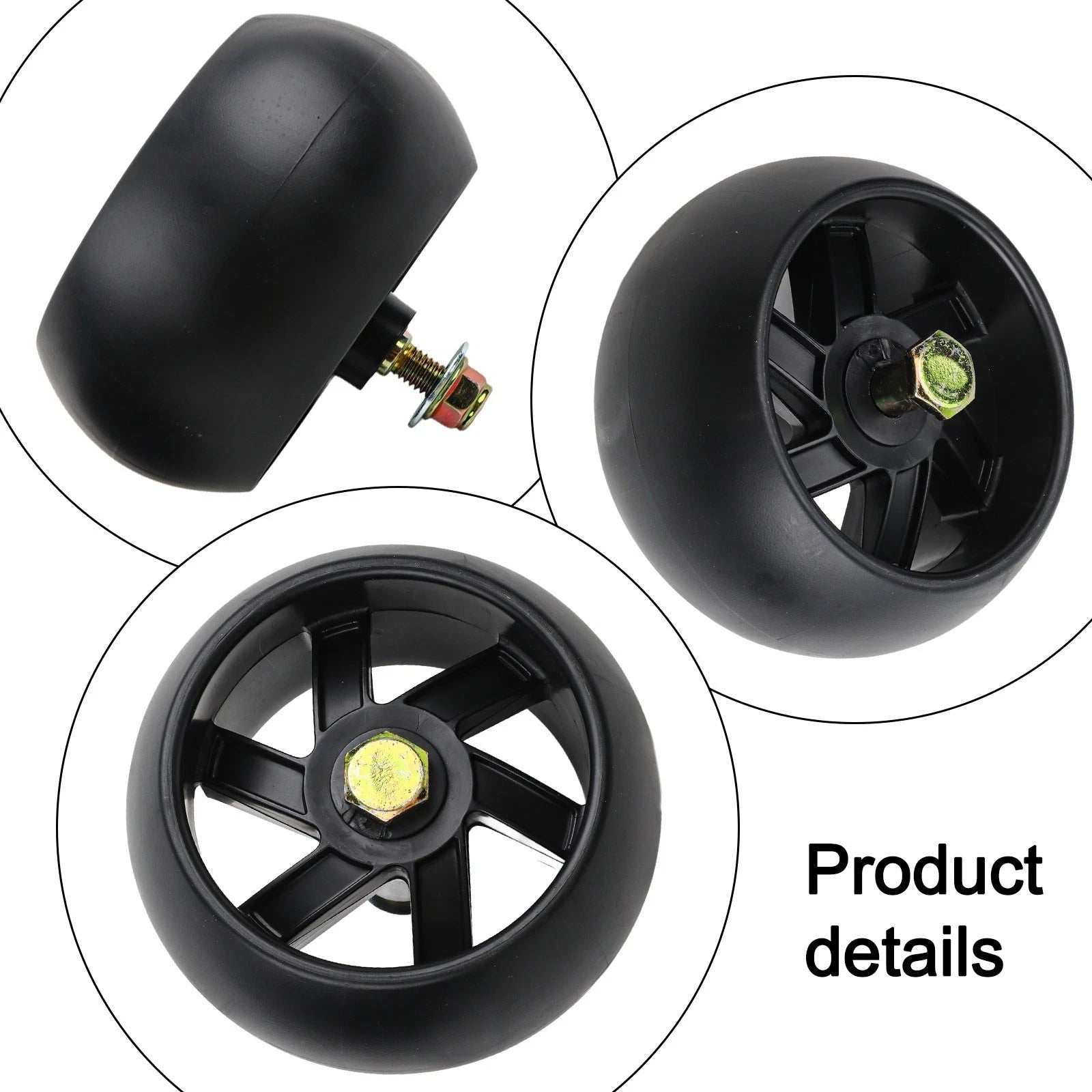 Deck Wheels and Hardware Kit for Lawn Mower