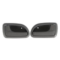 Gray Inside Door Handle Pair for Kia Picanto Morning (2008-2010)