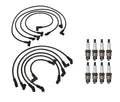 Denso 8mm Wire Set & 8 U-Groove Spark Plugs for V8 (4.4L, 5.0L, 5.7L, 6.6L)