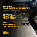 Beige Leather Front Seat Armrest Cover for Honda CR-V (2010–2011)