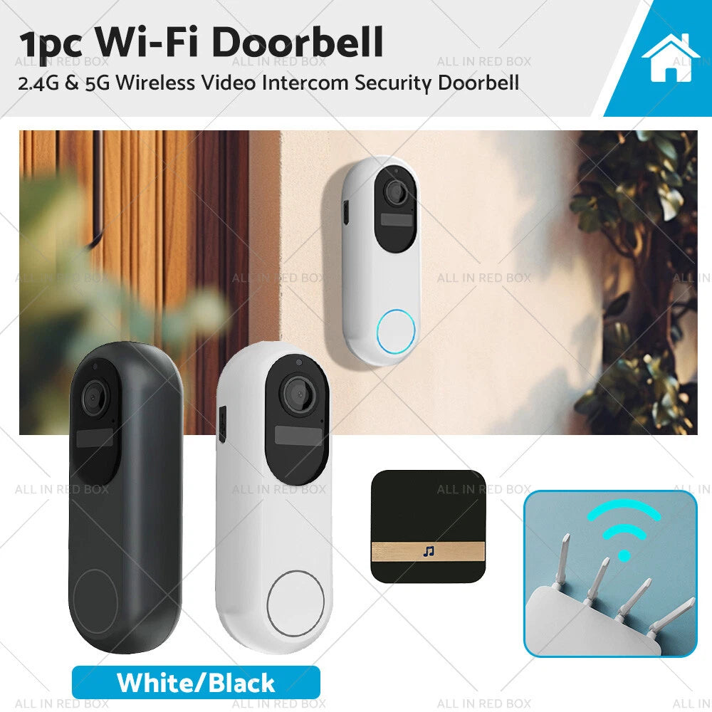 1080P WiFi Doorbell Camera for Security System (2.4G, 5G)