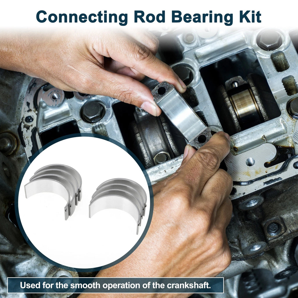 Set of 8 Connecting Rod Bearings for Mercedes-Benz (A2710380110)