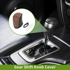Brown Carbon Fiber Gear Shift Knob Cover for Dodge Journey (2011-2020)