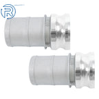 2X Cam Groove Hose Fitting for 3" Hose ID