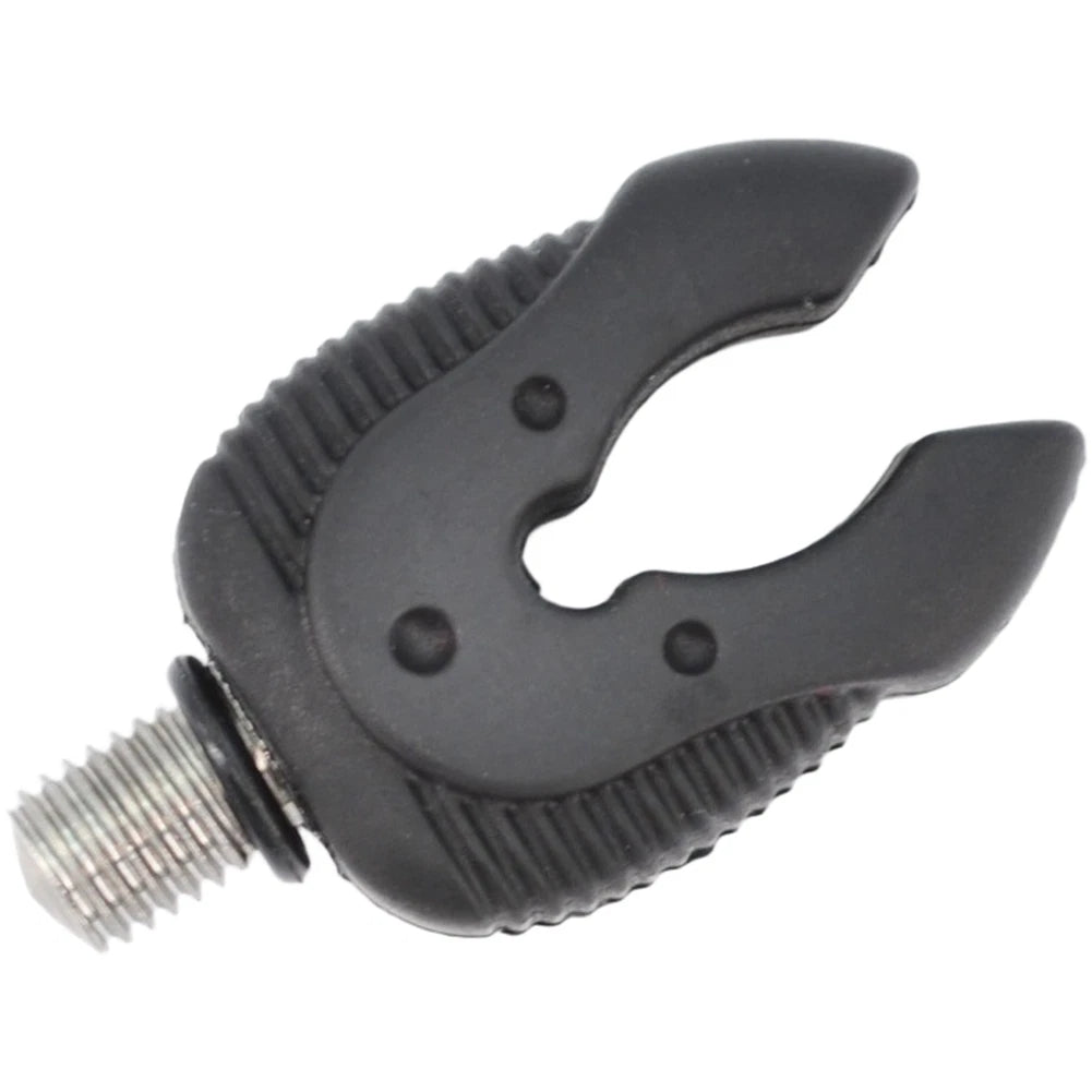 Rod Holder Rest Head with Black Silicone Grip for Universal Use