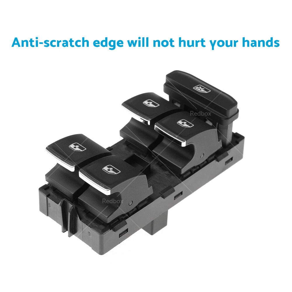 Power Window Control Switch for VW Golf, Passat, Tiguan, Audi A3, Q2 (2010–2023)
