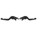 CNC Extendable Brake Clutch Levers for Benelli TRK502/X BN302S (2015–2019) Black