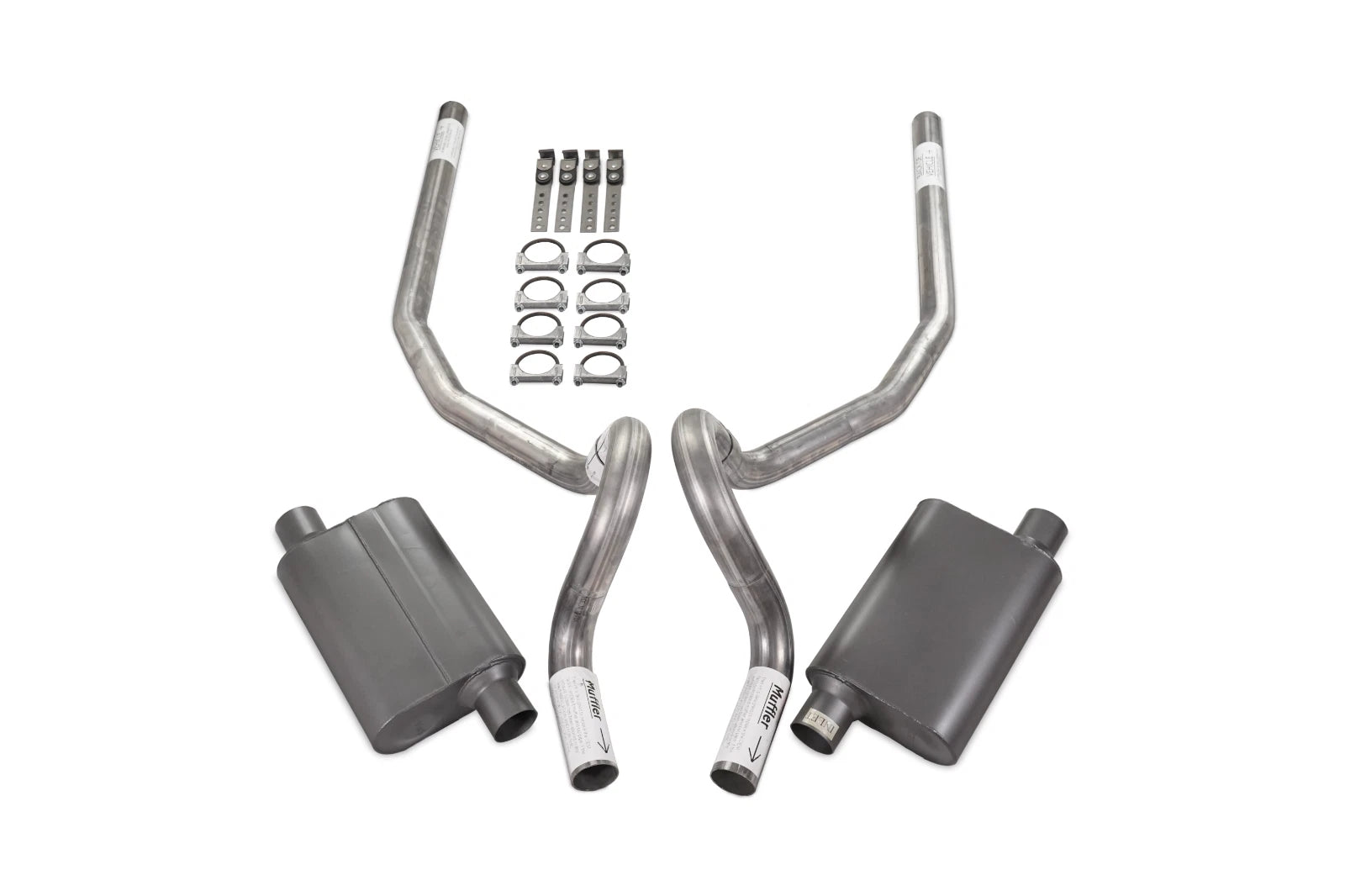 2.5" Dual Exhaust Kit for GM G Body (1978–1988) - 2 Chamber Rear Exit